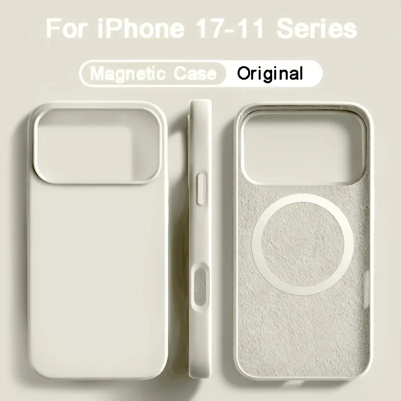 Fashionable Magnetic Liquid Si - Liquid Silicone Magnetic Phone Case review and price